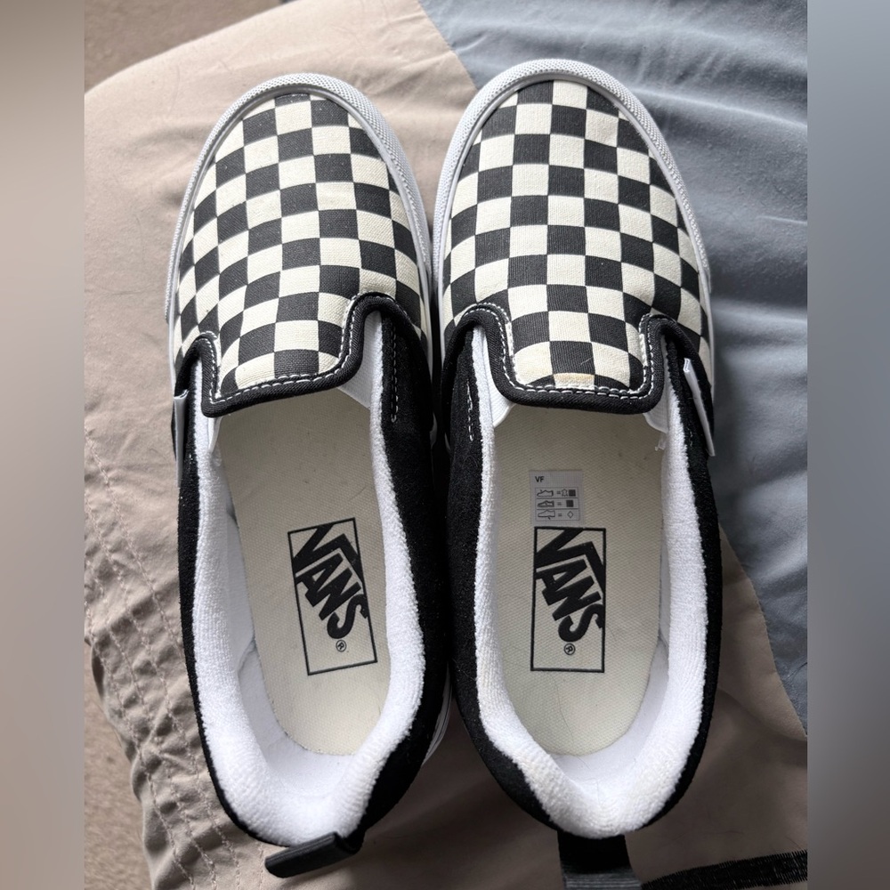 Vans Black and White Checkered Sneakers